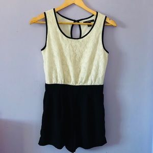 *2 for $20* Black & Cream Romper